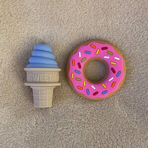 SILLI CHEWS BABY TEETHERS Set of 2 for Ages 3+ Months